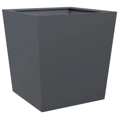 Produktbild von vidaXL Pflanzkübel Anthrazit 50x50x50 cm Stahl