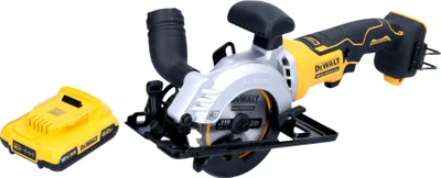 Produktbild von DeWalt DCS 571 N Akku Handkreissäge 18 V 115 mm Brushless + 1x Akku 2,0 Ah - ohne Ladegerät