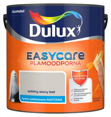Produktbild von Latex-Wandfarbe matt 2,5L, schmutzabweisend, Grau-Beige, für Wände & Decken innen