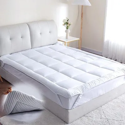 Productafbeelding van Famanu Matrasbeschermer, ademend - 140x200 cm - Wasbare matrasbeschermer - Matrasprotector - Wit
