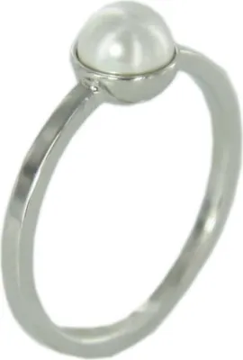 Produktbild von Skagen Damen Ring silber Perle weiss JRSS035 S6 Gr. 52 (16,5)