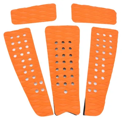Obrázek produktu pro 5 kusů odolné protiskluzové podložky z EVA pro surfboard, jachtu nebo loď, oranžová barva. Slouží jako trakční podložka a dekorace