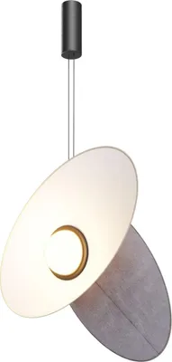 Produktbild von LED Hängeleuchte Aluminium warmweiß 3000 K 350 lm H: max. 347 cm Schwarz Blau Modern Pendelleuchte