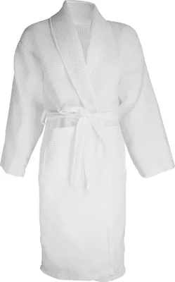 Produktbild von The One Towelling Uni Bademantel Waffle Bathrobe white L/XL
