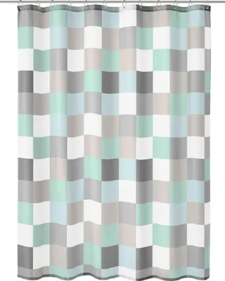 Produktbild von Kleine Wolke Duschvorhang Textil CHECK Mare 180 x 200 cm