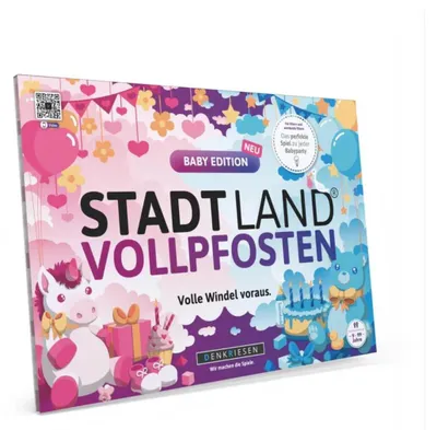 Immagine prodotto di DENKRIESEN - STADT LAND VOLLPFOSTEN® - EDIZIONE BAMBINO - "Il pannolino è pronto" - A4