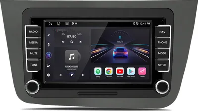 Image de 2+64G 7 "Android 13 Autoradio Carplay Für Seat Altea 2004-2015 GPS NAVI WIFI BT FM DAB+ SWC USB RDS