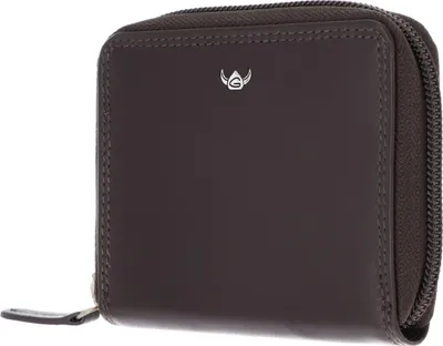 Zdjęcie produktu dla Portfel skórzany Golden Head Polo RFID Protect zip 3313 ciemnobrązowy