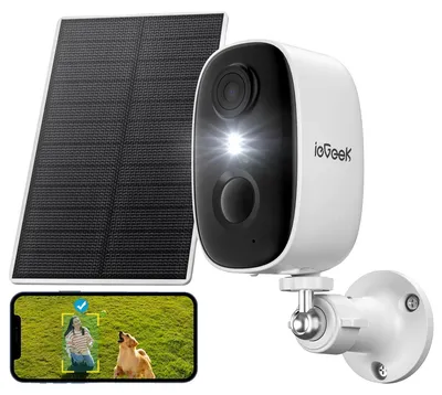 Obrázek produktu pro Bezpečnostní kamera, rozlišení 2K, barevný noční vidění, rozpoznávání AI, vodotěsnost IP66, mini design