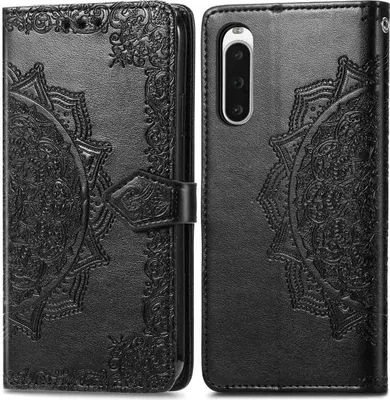 Produktbild von imoshion Mandala Klapphülle Sony Xperia 10 V - Schwarz
