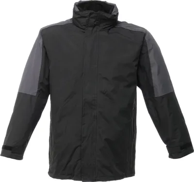 Produktbild von Pánská multifunkční bunda Regatta Defender III, voděodolná, větruodolná BC802 (3XL) (černá/šedá)