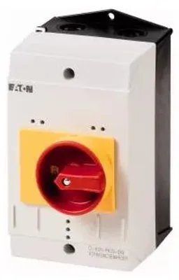 Image de Eaton Boîtier vide avec interrupteur d'arrêt d'urgence (L x l x H) 160 x 100 x 100 mm rouge, jaune CI-K2-PKZ0-NA-GR 1 pc (262681)