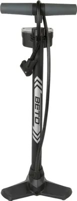 Produktbild von Beto 11/160 B Fahrradpumpe Luftpumpe Fahrrad Pumpe AV DV SV Fahrradluftpumpe mit Manometer bar psi Standluftpumpe alle Ventile Standpumpe