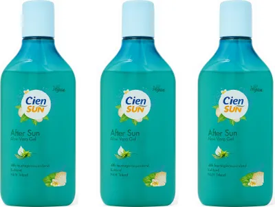 Produktbild von Cien Sun After Sun Aloe Vera Gel 250 ml kühlend & feuchtigkeitsspendend 3 Stück