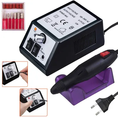 Produktbild von Nagelfräser Elektrische, Elektrische Nagelfeile Maniküre Set, für Acrylnägel Gelnägel Kallus Entfernen