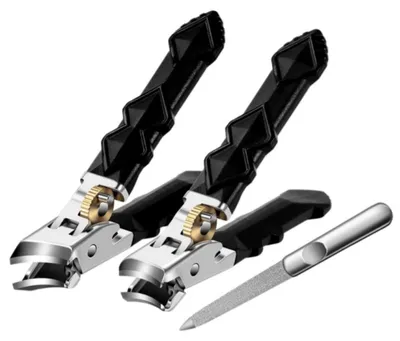 Produktbild von INF 3-teiliges Nagelknipser-Set ABS und Edelstahl, für Zuhause und Reise