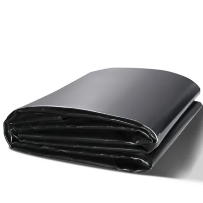 Produktbild von Teichfolie - 10 x 15 Fuß - 45 mm Dicke - Biegsame EPDM-Material Teichfolie - Leicht zu schneidende Unterlage für Fisch- oder Koi-Teiche, Wasserfallbasis, Springbrunnen und Wassergärten - Schwarz