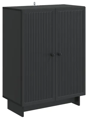 Obrázek produktu pro vidaXL Komoda černá 66 x 34,5 x 90 cm dřevotřísková deska