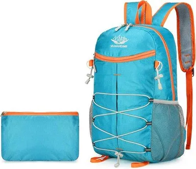 Immagine prodotto di Zaino da viaggio leggero, impermeabile e portatile per campeggio ed escursionismo – zaini da trekking compatti e pieghevoli per uomo e donna – sport all’aria aperta, viaggi, ciclismo