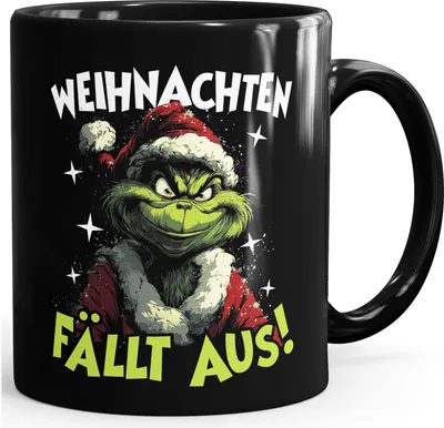 Produktbild von Tasse Anti Weihnachten Weihnachtstasse Spruch Ironie Weihnachtsmuffel Geschenkidee MoonWorks®