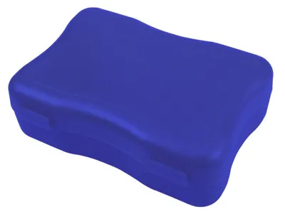 Produktbild von Brotdose "Wave" klein - BPA-freie Lunchbox mit Klickverschluss - Nachhaltige Pausenbox  Germany für Kinder in Schule & Kindergarten - trend-blau PP