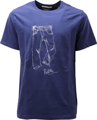 Immagine prodotto di 6384AE maglia uomo SCOTCH & SODA blue embroidered Cotone t-shirt man