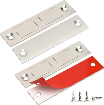 Produktbild von Dünne Magnetische Türgriffe, Set von 2, für Schränke und Schubladen