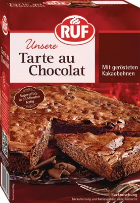 Produktbild von RUF Tarte au Chocolat Backmischung