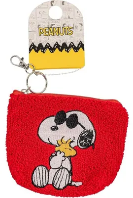 Image de Peers Hardy Snoopy Porte-clés porte-monnaie Rouge Rouge One Size