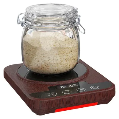 Produktbild von Sauerteig Wärmer präzise 1°F Regelung – 21-38°C 12h Timer 18W | Für perfekte Fermentation & Backen Zuhause