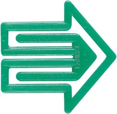 Produktbild von Büroklammern Pfeilklip 30mm VE=1000 Stück grün