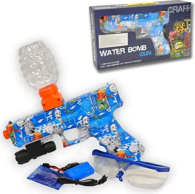 Immagine prodotto di Pistola a bomba d'acqua - Pistola a bomba d'acqua - Blu