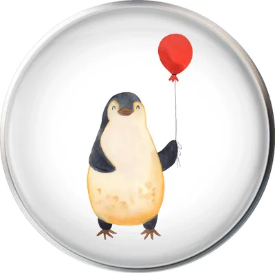 Produktbild von Mr. & Mrs. Panda stopfen waschbecken Pinguin Luftballon - Weiß - Geschenk, Ablaufstopfen, waschbeckenstöpsel, Waschbecken-Stopfen, Kirmes, Lebenslust, Badezimmer Stöpsel