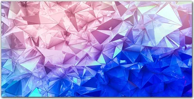 Produktbild von Coloray - Bild aus Glas - 120x60 cm - wanddekoration wohnzimmer glasblock mit bild gehärtetes Glas Dekoration Küche - Geometrie
