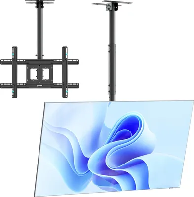 Productafbeelding van ONKRON Wandbeugel voor televisies van 32"-80", maximaal 68 kg, kantelbaar en draaibaar, zwart