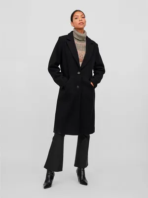 Image de Manteau Vila Valji Noir 34 Femme Noir 34
