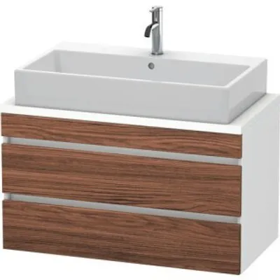 Produktbild von Duravit Duravit Konsolenunterschrank DURASTYLE 512x900x478mm nussbaum dunkel/we ma