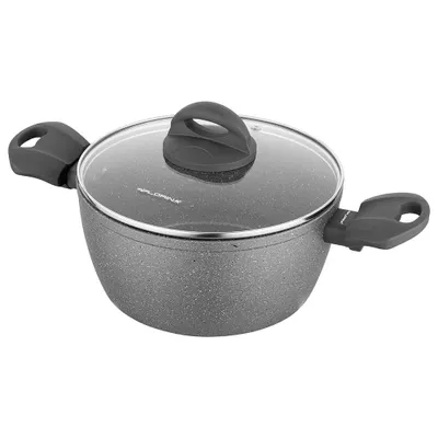 Produktbild von FLORINA LAVA STONE Aluminiumtopf / Kochtopf mit Deckel 1,2 l
