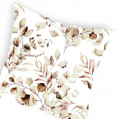 Produktbild von Designpremium Kissenbezug Baumwolle Blumenmuster 40x40 cm