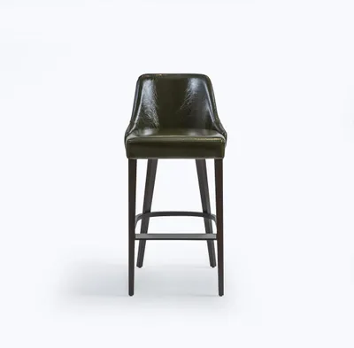 Produktbild von Barhocker Stuhl Hocker Design Bar Stühle Polster Leder Esszimmerstuhl