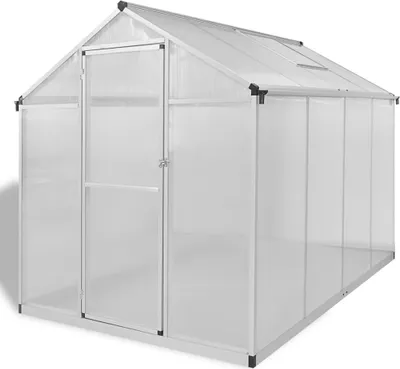 Obrázok produktu pre vidaXL Skleník so základom Zosilnený hliník 4,6 m²