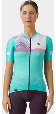Produktbild von Alé Damen Trikot ZIG ZAG Türkis XL