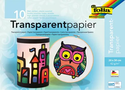Obrázok produktu pre Folia 888 Obkresľovací papier brožovaný 20 x 30 cm 42 g/m2 10 listov(S)