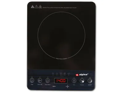 Image de ALPINA Table de cuisson à induction, 2000 watts, noir