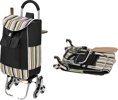 Immagine prodotto di Carrello utilitario, ruote triangolari, design pieghevole, cioccolato