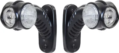 Zdjęcie produktu dla Wiltec 2x 4 LED światło boczne 12V okrągłe światło pozycyjne do przyczepy światło obrysowe do ciężarówki