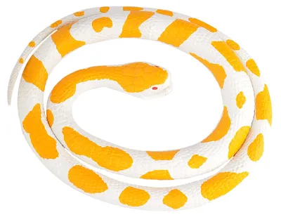 Productafbeelding van Wild Republic 19324 20769 Gummislang, albino python, 117 cm, cadeaus voor kinderen, 46 inch