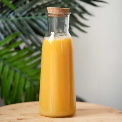 Zdjęcie produktu dla Karafka szklana z korkiem na lemoniadę sok 1l