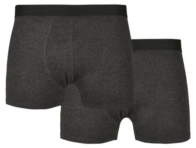 Produktbild von Build Your Brand - Boxershorts für Herren (2er-Pack) LT2617 (L) (Heide Kohle)