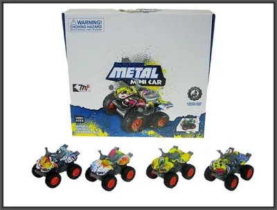 Produktbild von Quad kolorowy 10cm metalowy p12 mix kolorów 0783-135 cena za 1 szt.